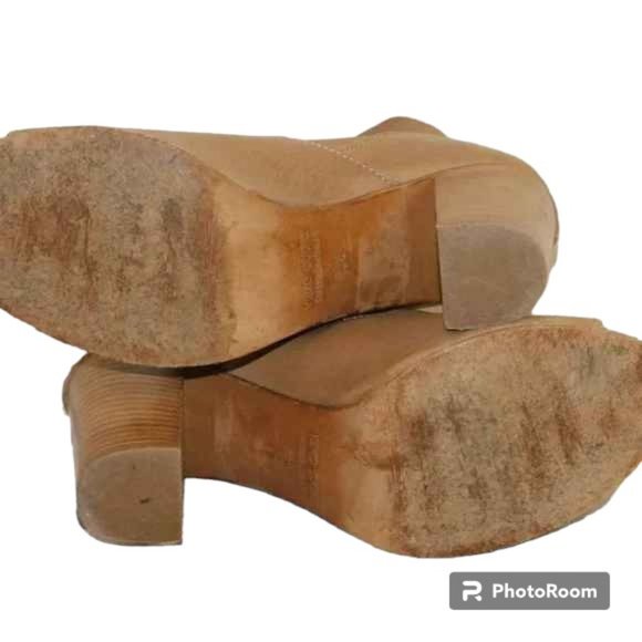 Cordani Open Toe Leather Ankle Bootie Made In Italy Size 38 (US Size 7.5-8) - Picture 11 of 11